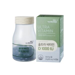 Ultra Vitamin D 1000IU Wellife Hàn Quốc Hộp 60 Viên