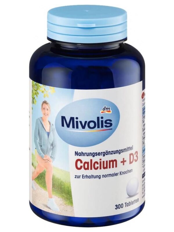 Viên Uống Canxi D3/ Calcium D3 Mivolis, 300 Viên