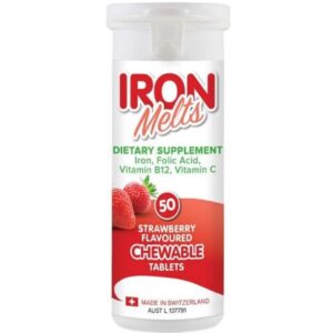 Iron Melts - Viên Bổ Sung Sắt, Acid Folic, Vitamin B12 Và Vitamin C 64476