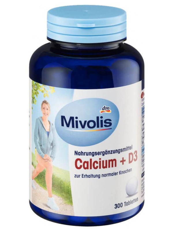 Viên Uống Canxi D3/ Calcium + D3 Mivolis Của Đức, 300 Viên