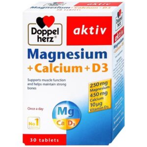 Viên Uống Magnesium Calcium D3 Giúp Cơ Và Xương Khỏe Mạnh
