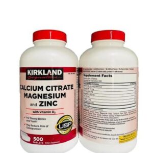Viên Uống Kirkland Calcium Citrate Magnesium And Zinc D3 500 Viên Mỹ