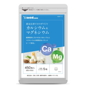 Viên Uống Bổ Sung Calcium, Magnesium Seedcoms Nhật Bản