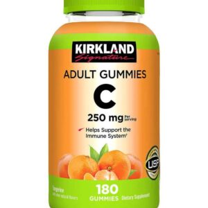 [T4/2023] Kẹo Dẻo Bổ Sung Vitamin C Kirkland 250mg Cho Người Lớn