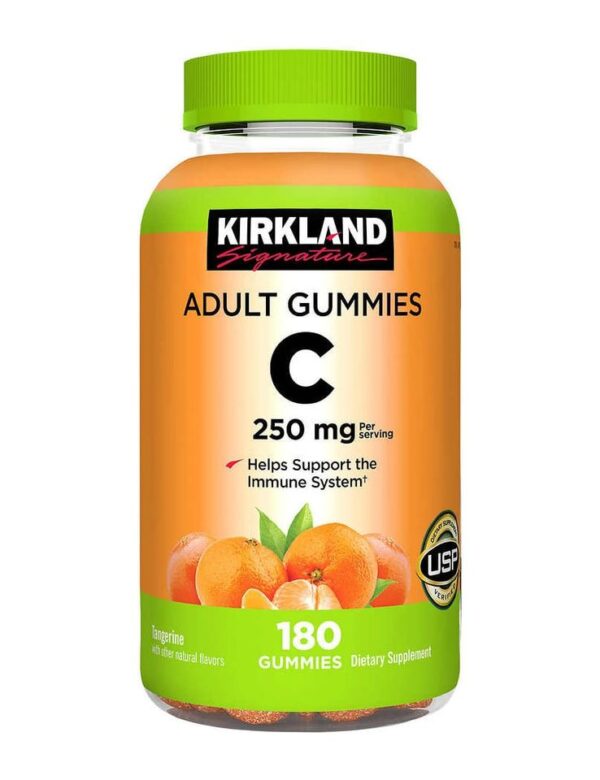 [T4/2023] Kẹo Dẻo Bổ Sung Vitamin C Kirkland 250mg Cho Người Lớn