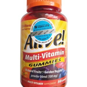 Kẹo Dẻo Vitamin Tổng Hợp Alive Multi-Vitamin Gummies