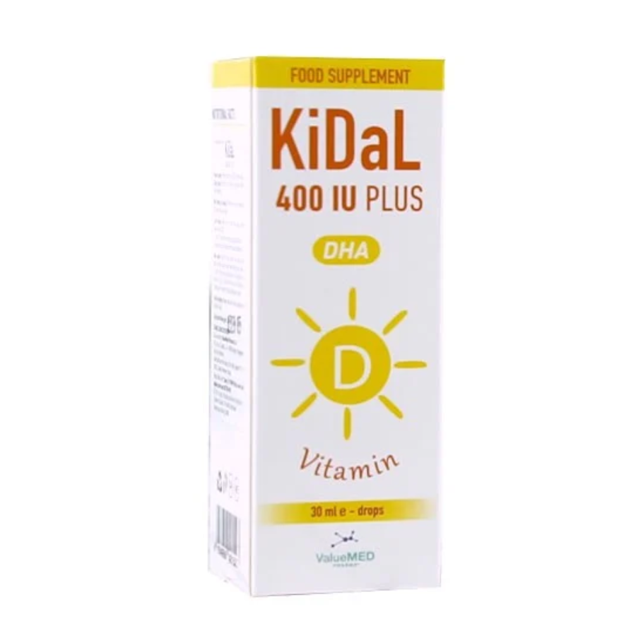 Kidal 400 IU Plus dạng giọt hỗ trợ hấp thụ canxi