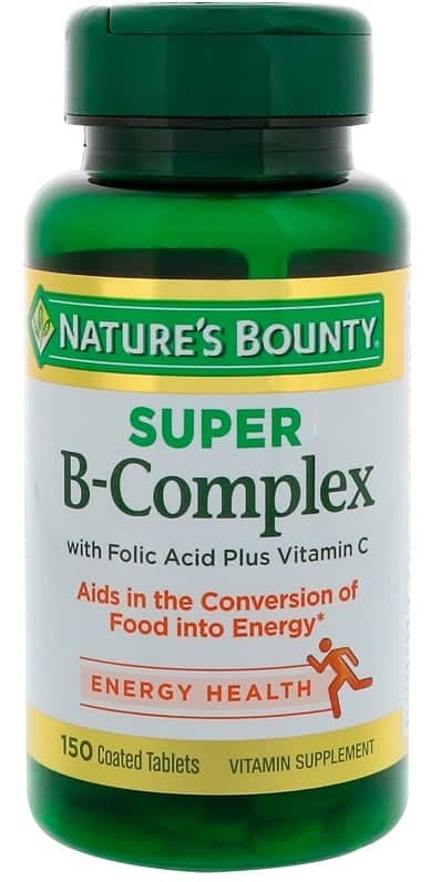 Viên B-Complex Nature’s Bounty with Folic Acid + Vit C 1