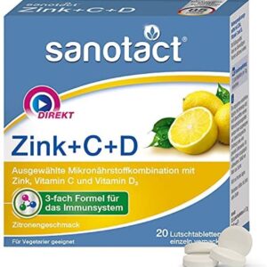 Viên Ngậm Zink + C + D Sanotact
