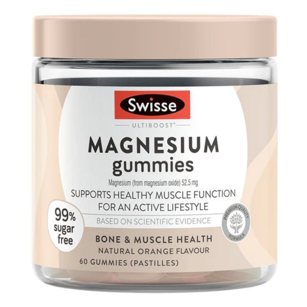 Viên Nhai Bổ Sung Magie Hỗ Trợ Tăng Cơ Bắp Swisse Magnesium