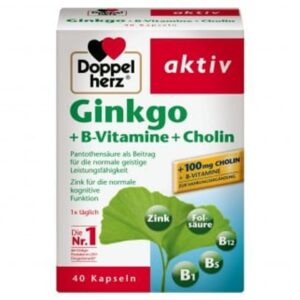 Viên Uống Doppelherz Aktiv Ginkgo + Vitamin B + Cholin