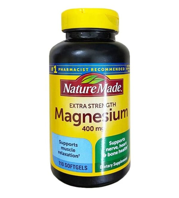 Viên Uống Magie Nature Made Magnesium 400 Mg