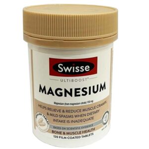 Viên Uống Bổ Sung Magie Swisse Magnesium Hỗ Trợ Xương Khớp