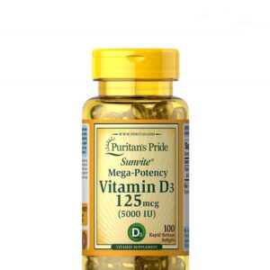 Viên Uống Bổ Sung Vitamin D3 125mcg Puritan's Pride