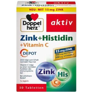 Viên Uống Hỗ Trợ Tăng Đề Kháng Doppelherz Zink + Histidin + Vitamin C Depot