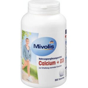 Viên Uống Mivolis Calcium + D3 Của Đức 300 Viên