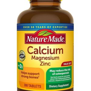 Viên Uống Nature Made Calcium Magnesium Zinc With Vitamin D3
