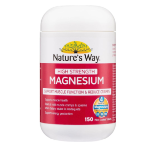 Viên Uống Nature's Way High Strength Magnesium Hỗ Trợ Bổ Sung Magie