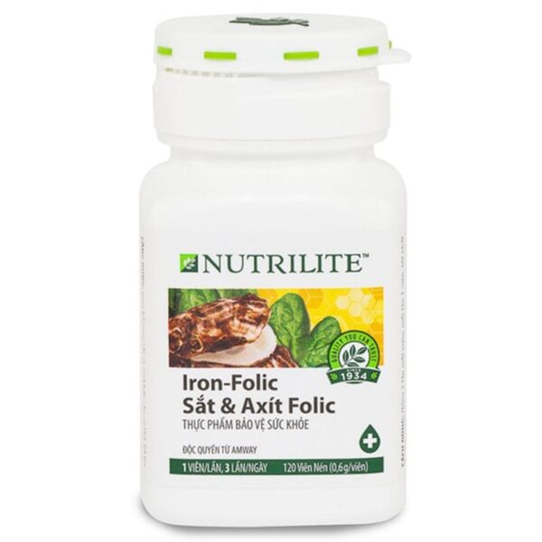 Viên Uống Nutrilite Iron-Folic Giúp Bổ Sung Sắt Và Axit Folic