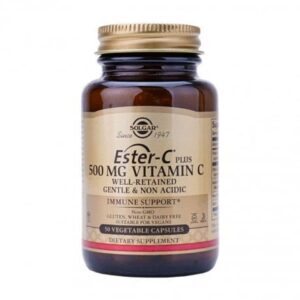 [Date T10/2023] Viên Uống Vitamin C 500mg Solgar Ester-C Plus Không Kích Ứng Dạ Dày