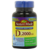 Viên Uống Vitamin D3 2.000 I.U Liquid Softgels Nature Made