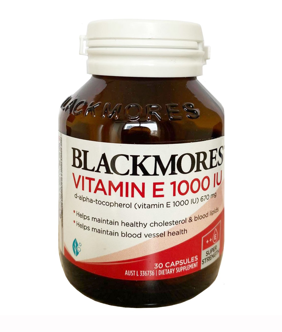 Viên uống Blackmores Natural Vitamin E 1000 IU hộp 30 viên của Úc mẫu mới