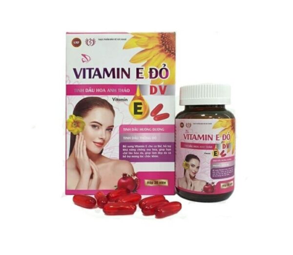 Viên Uống Vitamin E Đỏ Dược Vương Hỗ Trợ Làm Đẹp Da