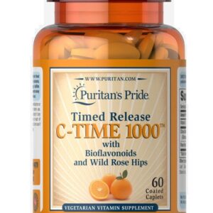 Vitamin C 1000 Mg With Rose Hips Timed Release Của Puritans Pride