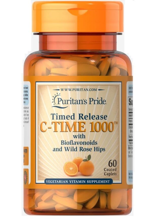 Vitamin C 1000 Mg With Rose Hips Timed Release Của Puritans Pride