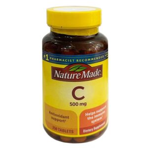 Vitamin C Nature Made 500mg Của Mỹ Hộp 250 Viên