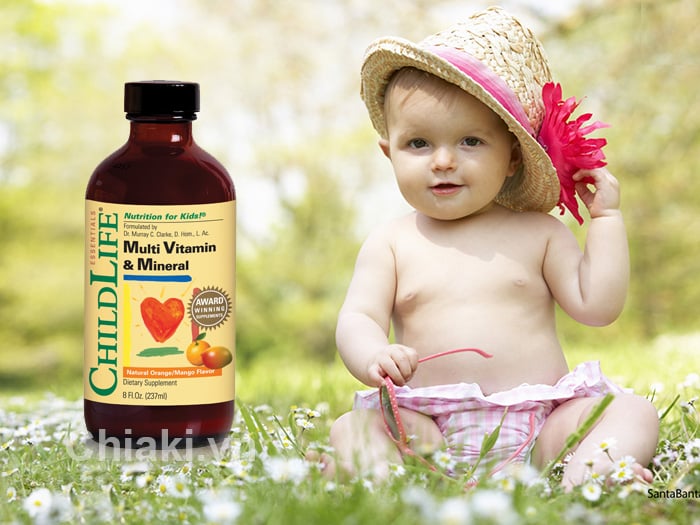Childlife multi vitamin & mineral chính hãng cho trẻ 6 tháng - 12 tuổi