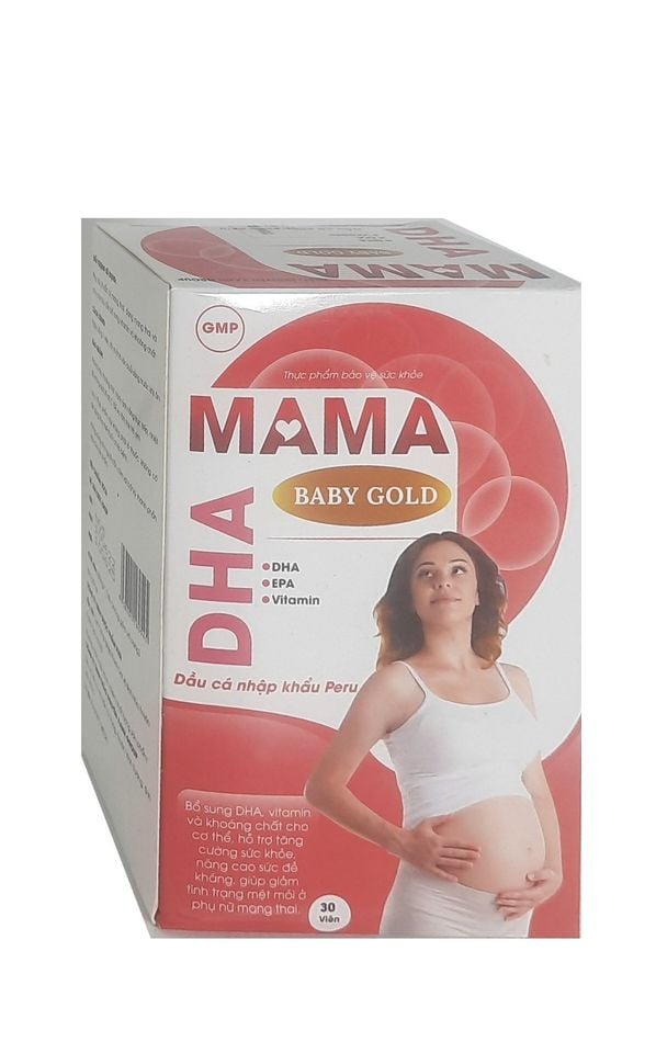 Viên uống Care Mama Gold bổ sung DHA – Lọ 30 viên