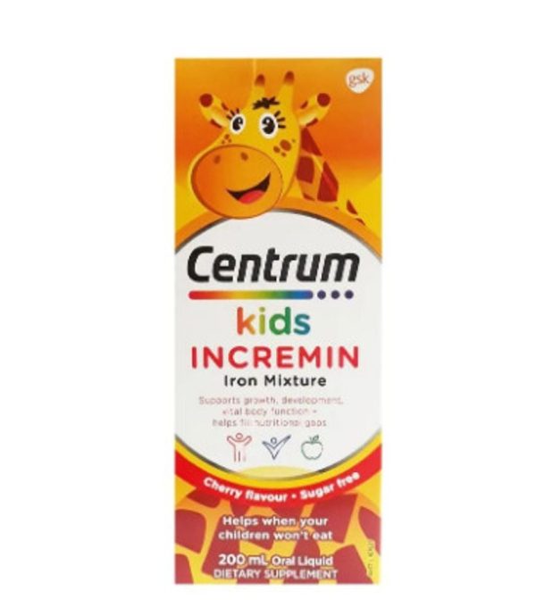 Siro Centrum Kids Incremin Iron Mixture 200ml - Nhập Úc