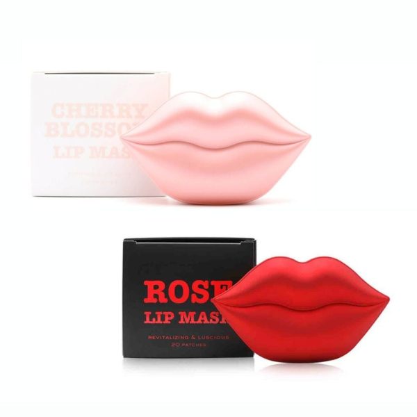 Mặt Nạ Môi Kocostar Rose & Cherry Blossom Lip Mask (1 hộp 20 miếng)