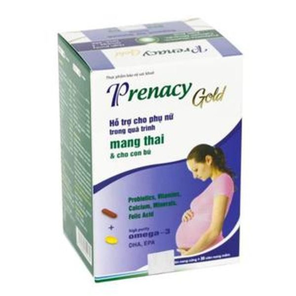 Prenacy Gold - Viên uống hỗ trợ dinh dưỡng cho bà bầu