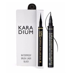 Bút kẻ mắt lâu trôi Karadium Waterproof Brush Liner Black