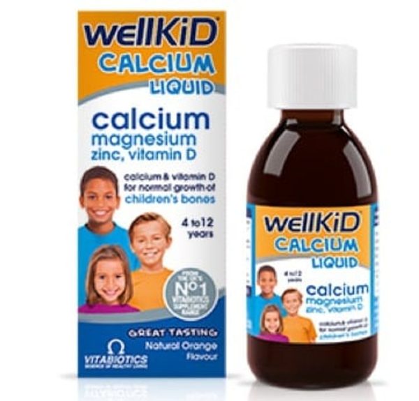 Canxi nước Wellkid Calcium Liquid cho bé từ 4-12 tuổi