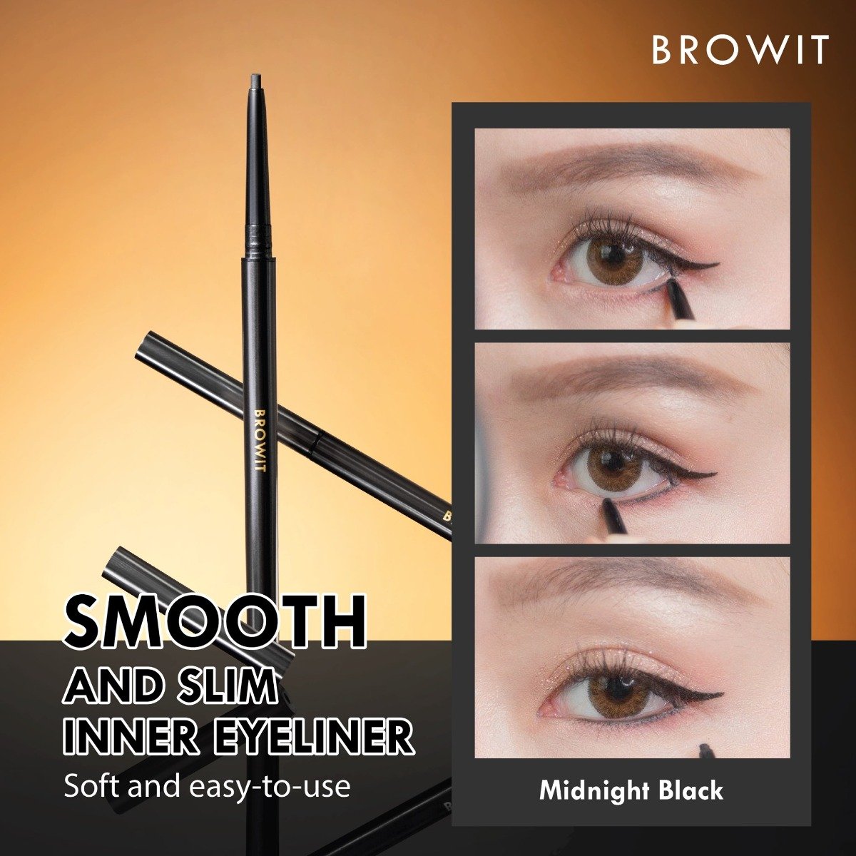 Kẻ Viền Mắt Trong Browit Smooth And Slim Inner Eyeliner