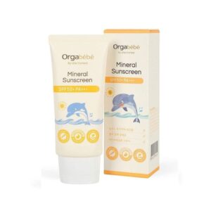 Kem Chống Nắng Hữu Cơ Orgabebe SPF50+ PA+++ Cho Bé Từ Sơ Sinh