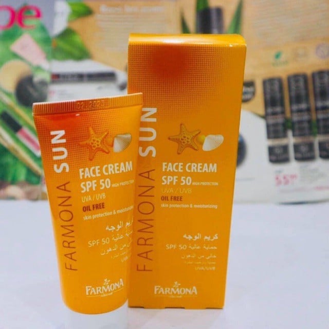 Hướng dẫn dùng kem chống nắng Farmona Sun Face Cream Oil Free Spf 50