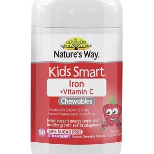 Kẹo hỗ trợ bổ sung sắt và Vitamin C Nature’s Way cho bé