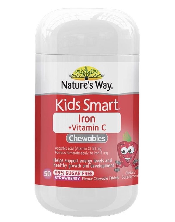 Kẹo hỗ trợ bổ sung sắt và Vitamin C Nature’s Way cho bé