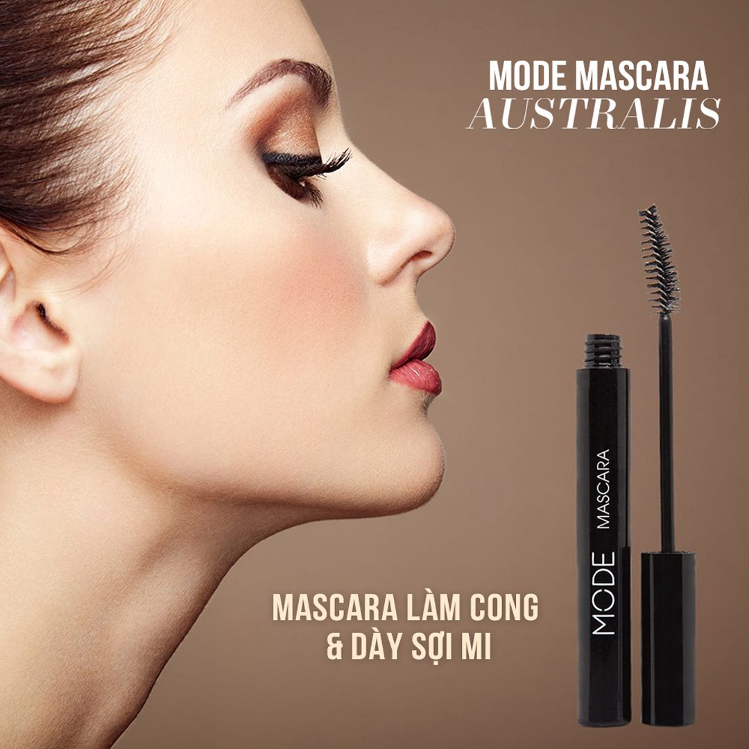 Mascara Làm Cong Và Dày Mi Australis Mode Mascara 8ml