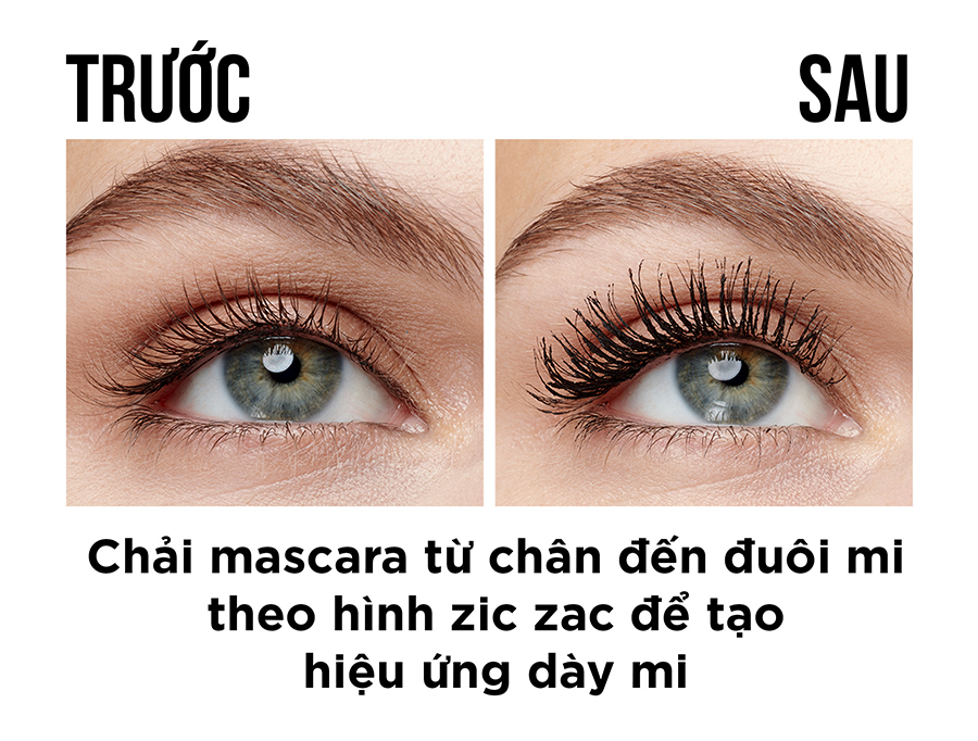 Mascara Maybelline Làm Dày Mi & Ngăn Rụng Mi Màu Đen 9.2ml 3