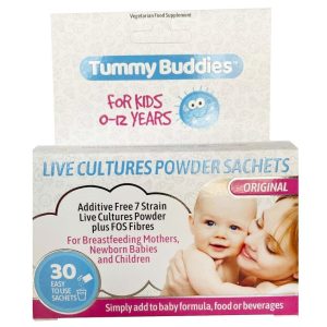 Men vi sinh Tummy Buddies cho bé từ sơ sinh của Anh