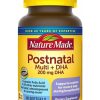 Nature Made Postnatal Multi DHA cho phụ nữ cho con bú mẫu mới [Date T5/2024]