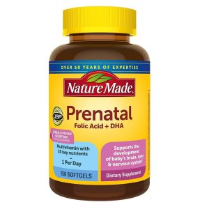 Nature Made Prenatal Multi + DHA - Vitamin tổng hợp cho bà bầu của Mỹ