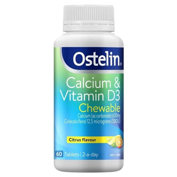 Viên nhai Ostelin Calcium & Vitamin D3 tốt cho sức khỏe