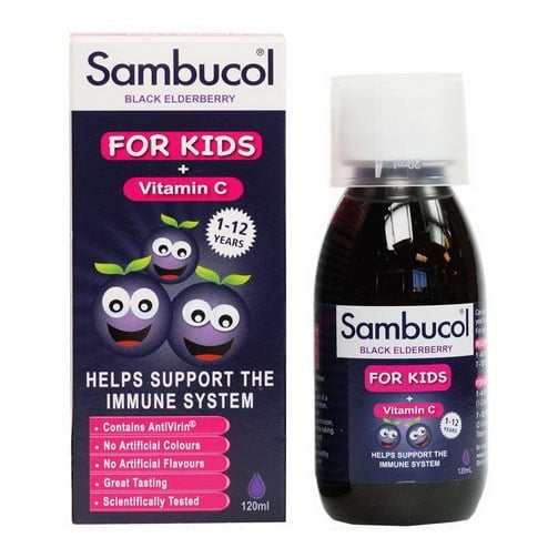 Siro Sambucol For Kid tăng sức đề kháng cho trẻ từ 1-12 tuổi
