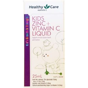 Siro Healthy Care Kids Zinc + Vitamin C Liquid cho bé